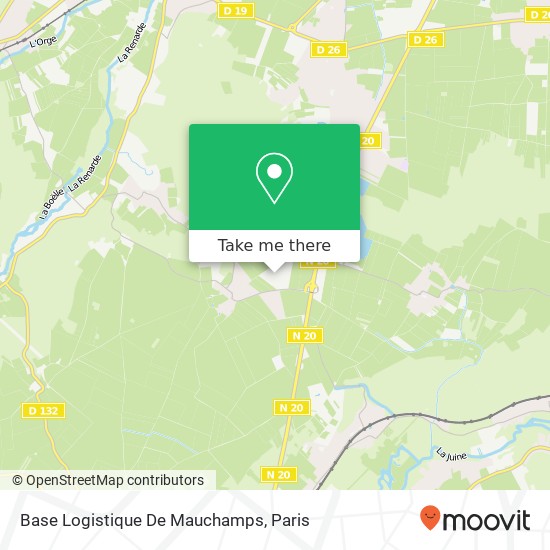 Mapa Base Logistique De Mauchamps
