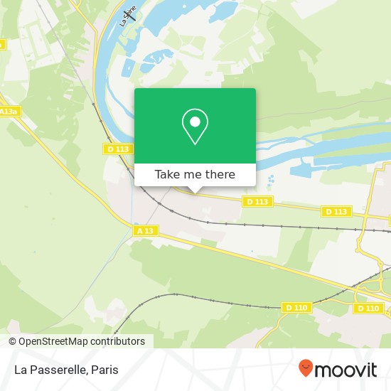 La Passerelle map