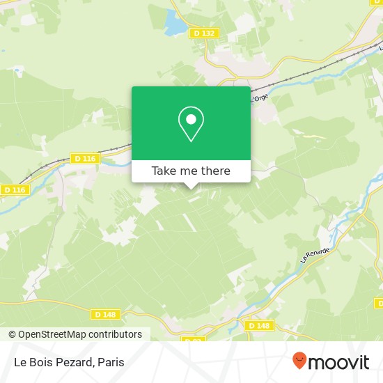 Le Bois Pezard map