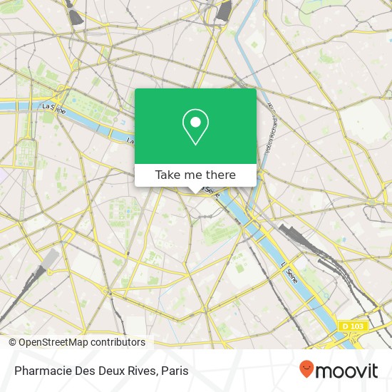 Pharmacie Des Deux Rives map