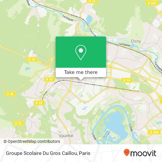 Mapa Groupe Scolaire Du Gros Caillou