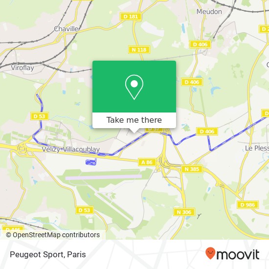 Peugeot Sport map
