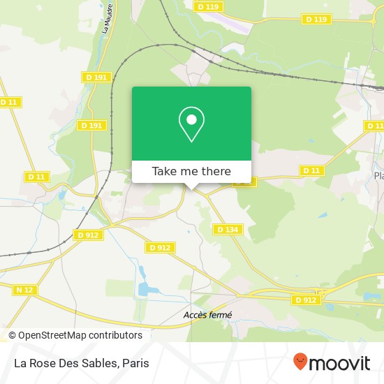 La Rose Des Sables map