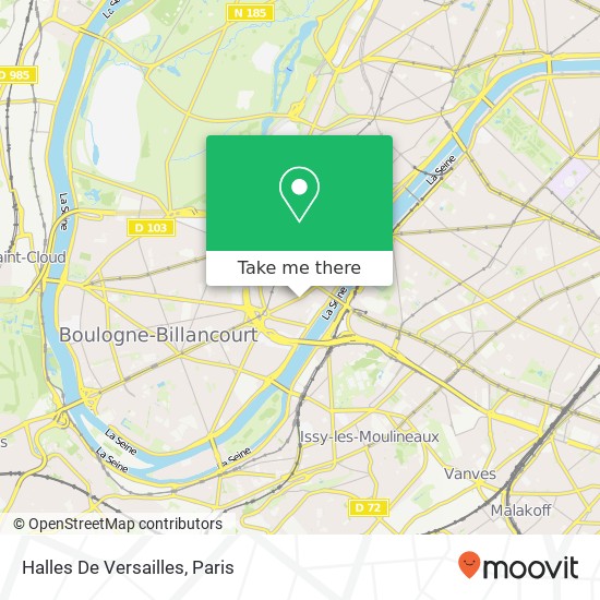Halles De Versailles map