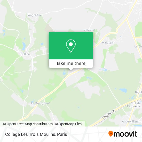 Collège Les Trois Moulins map