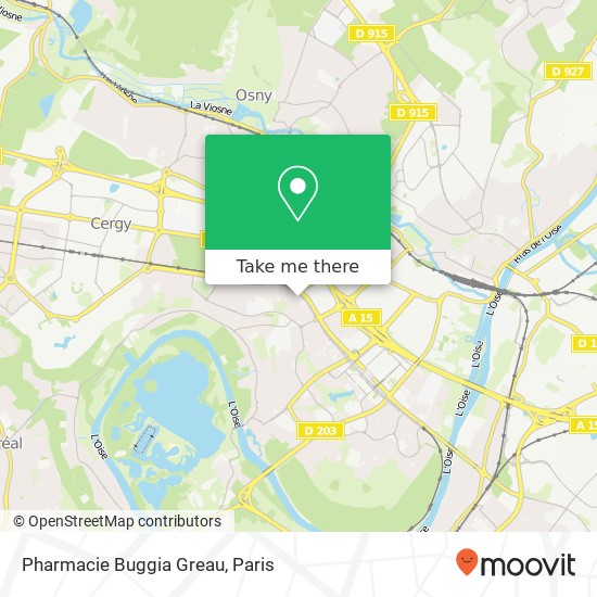 Pharmacie Buggia Greau map