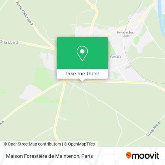 Maison Forestière de Maintenon map