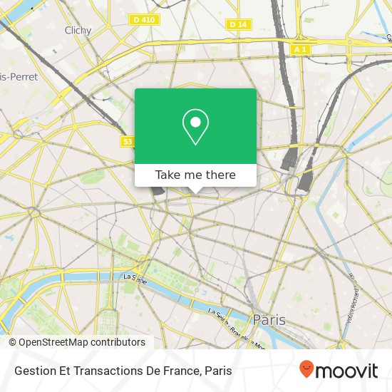 Gestion Et Transactions De France map