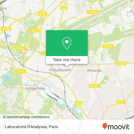 Mapa Laboratoire D'Analyses