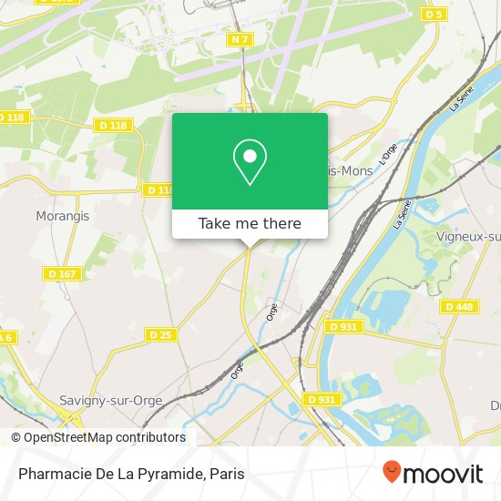 Pharmacie De La Pyramide map