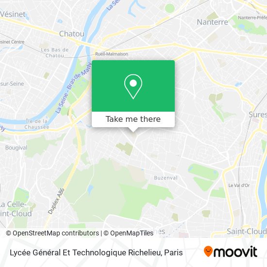 Lycée Général Et Technologique Richelieu map