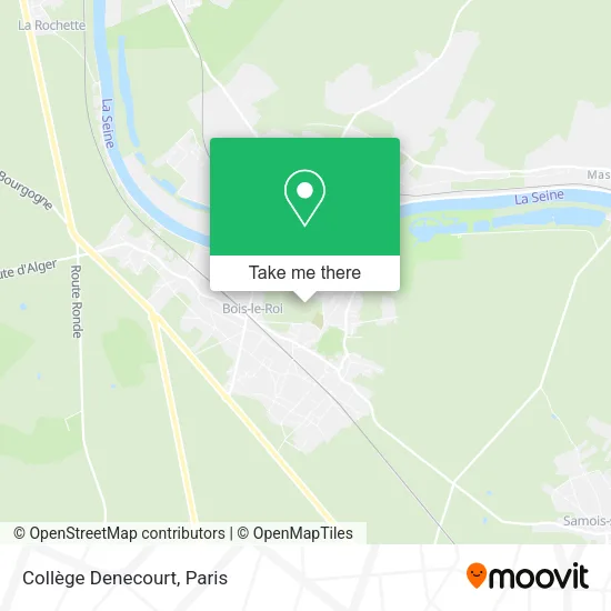 Collège Denecourt map