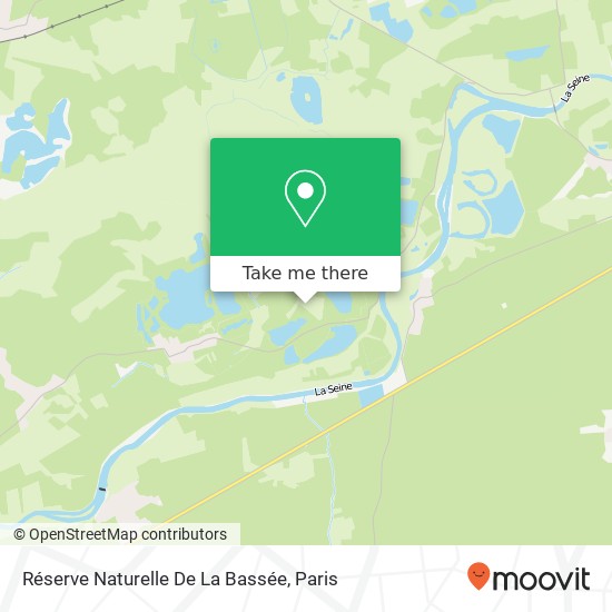 Réserve Naturelle De La Bassée map