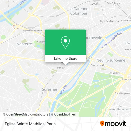 Mapa Église Sainte-Mathilde