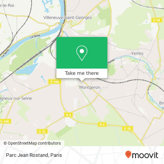 Parc Jean Rostand map