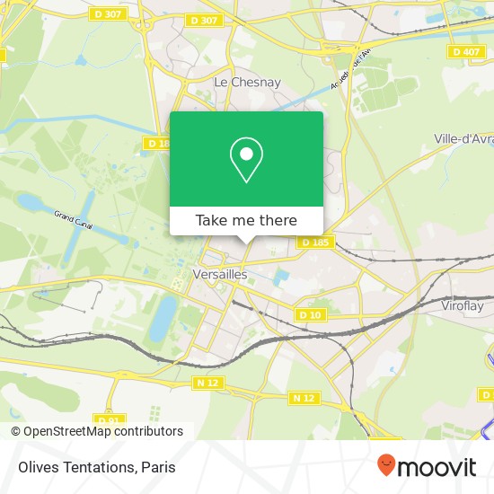 Olives Tentations map