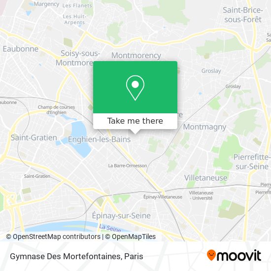 Gymnase Des Mortefontaines map