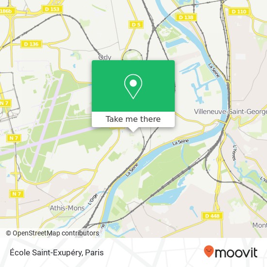 École Saint-Exupéry map