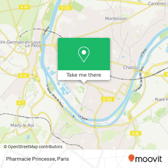 Mapa Pharmacie Princesse