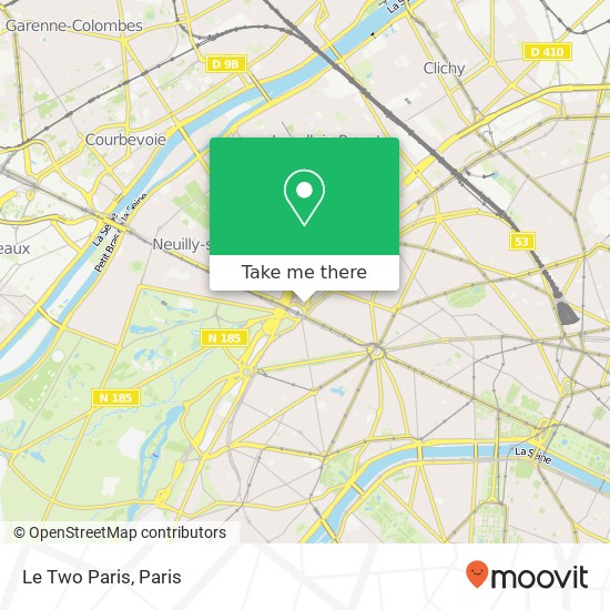 Le Two Paris map