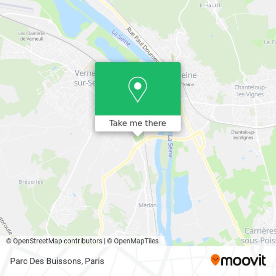Mapa Parc Des Buissons
