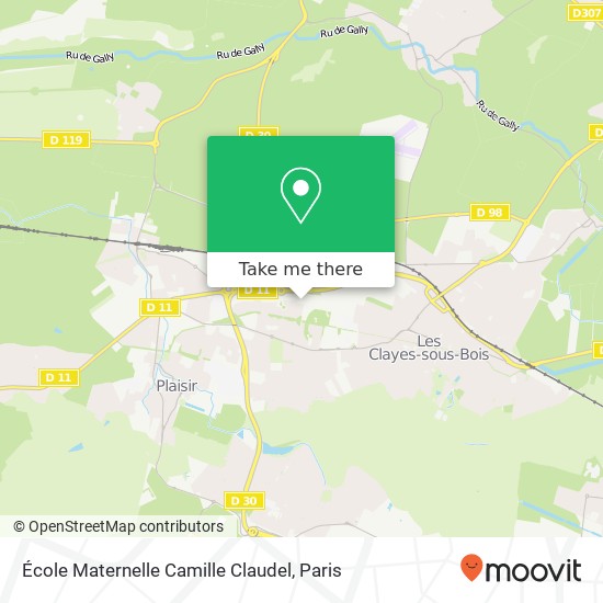 École Maternelle Camille Claudel map