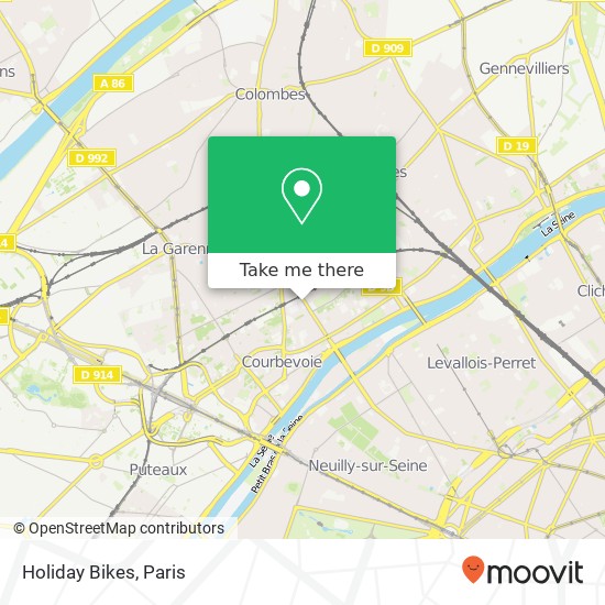 Holiday Bikes map