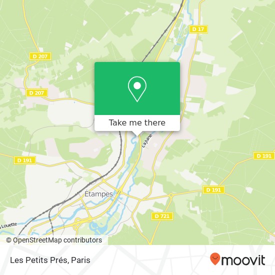 Les Petits Prés map