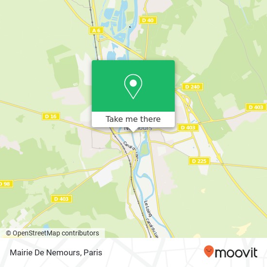 Mairie De Nemours map