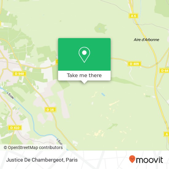 Mapa Justice De Chambergeot