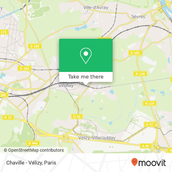 Mapa Chaville - Vélizy