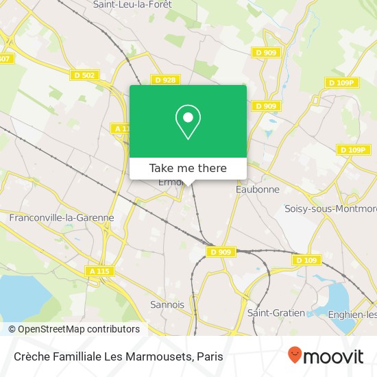 Crèche Familliale Les Marmousets map