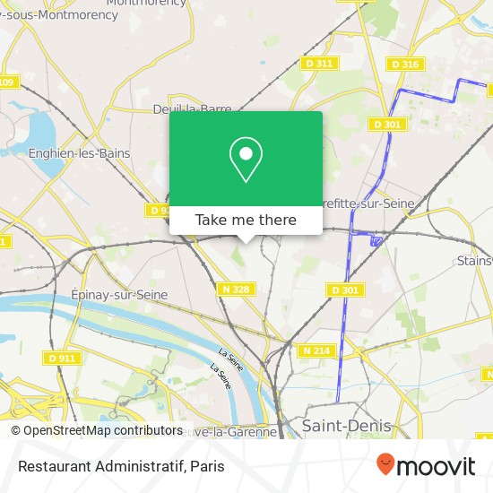 Restaurant Administratif map