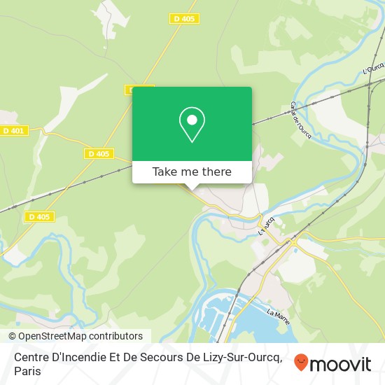 Centre D'Incendie Et De Secours De Lizy-Sur-Ourcq map
