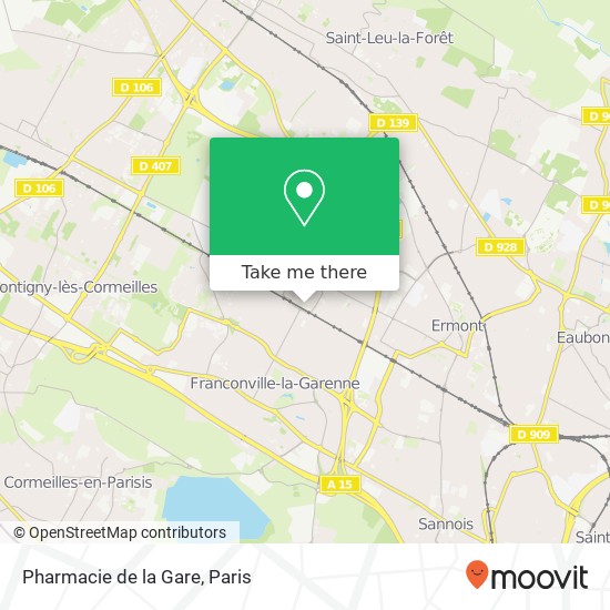 Pharmacie de la Gare map