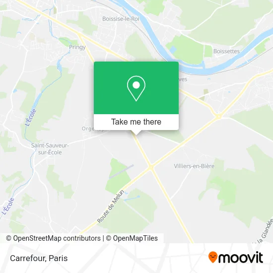 Carrefour map