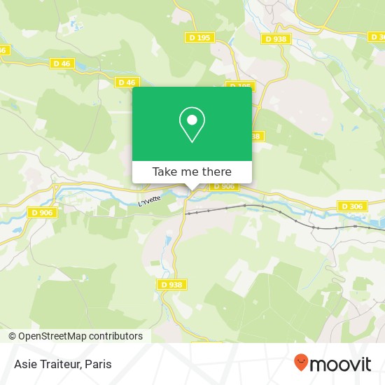 Asie Traiteur map