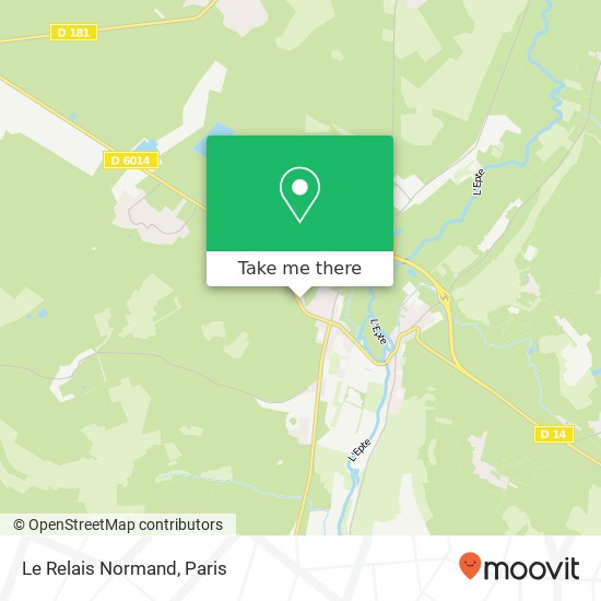 Le Relais Normand map