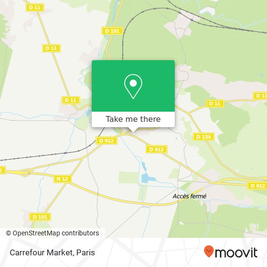 Carrefour Market map