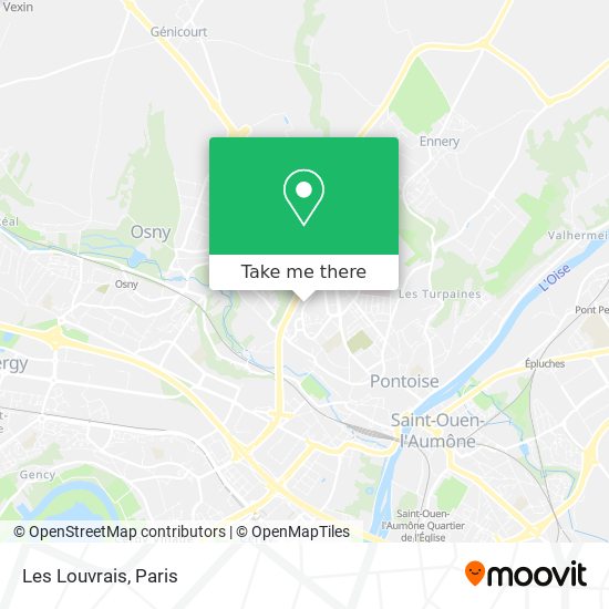 Mapa Les Louvrais