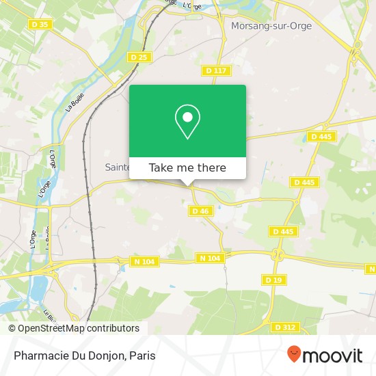 Pharmacie Du Donjon map