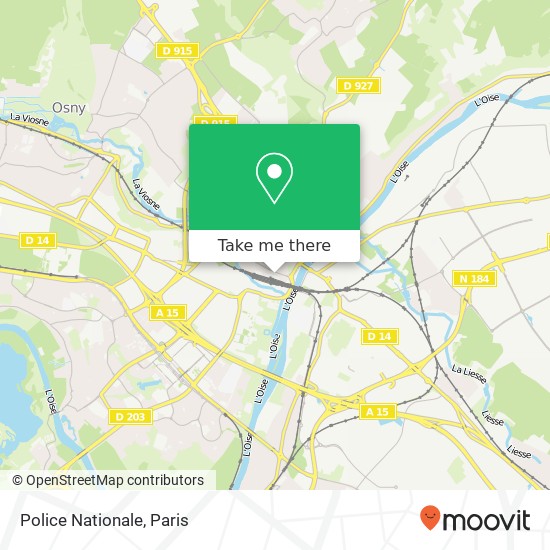 Mapa Police Nationale