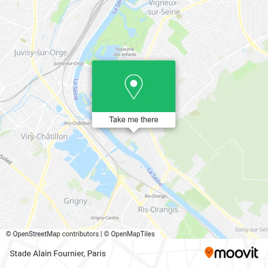 Stade Alain Fournier map