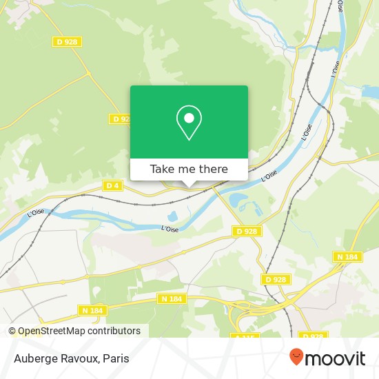 Auberge Ravoux map