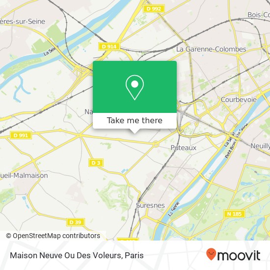 Maison Neuve Ou Des Voleurs map