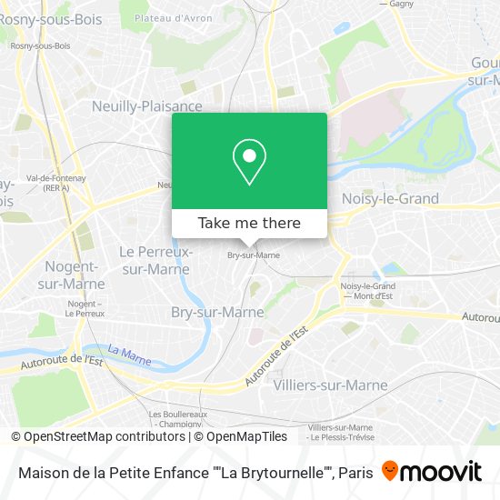 Mapa Maison de la Petite Enfance ""La Brytournelle""