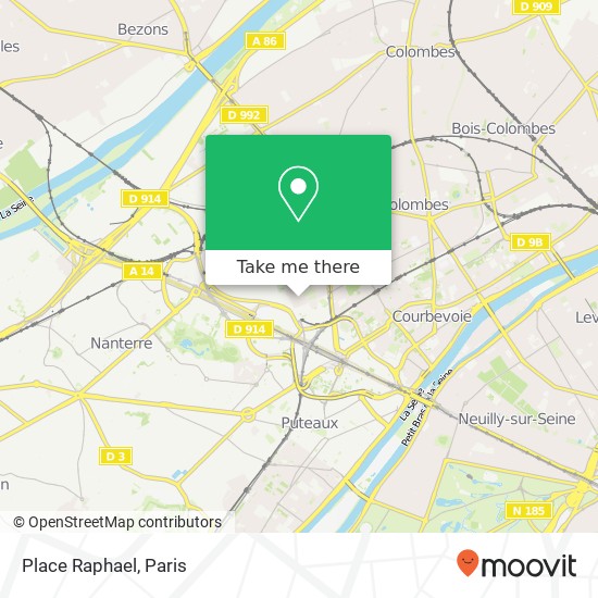 Place Raphael map