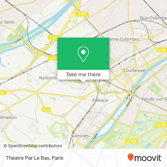 Théatre Par Le Bas map