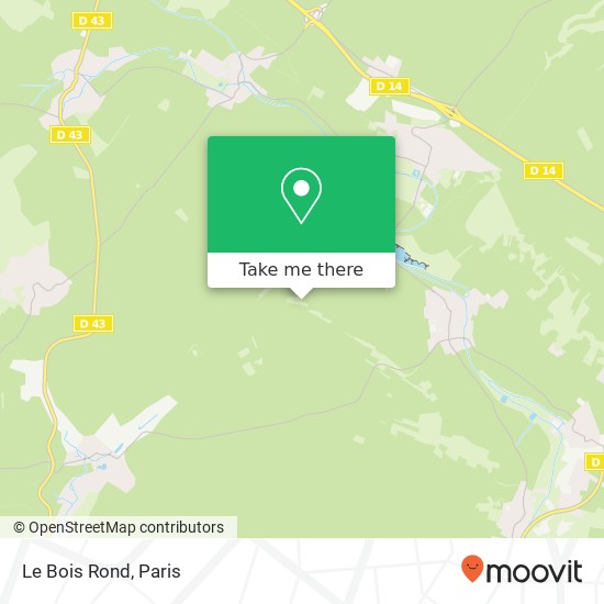 Mapa Le Bois Rond