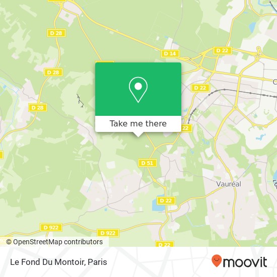 Le Fond Du Montoir map